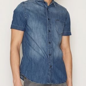 Diesel D-Kendall Shirt Kauluspaita Deniminsininen