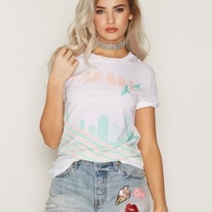Diesel T-Sully-Long-F T-Shirt T-Paita Bright White