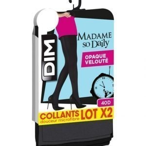 Dim Madame So Daily Opaque 40 Den Sukkahousut 2-Pack