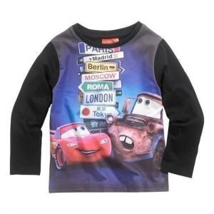 Disney Cars T-paita Musta Kuvioitu