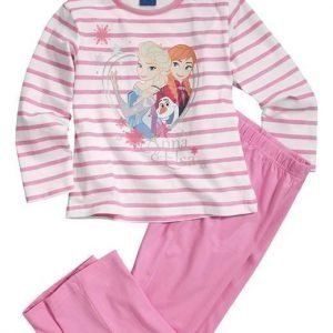 Disney Frozen Pyjama Roosa Valkoinen