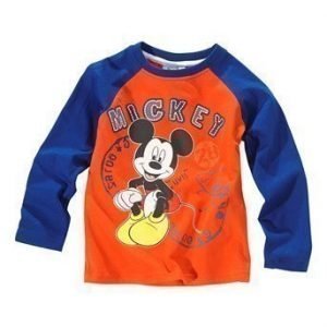 Disney Mickey Mouse T-paita Sininen Oranssi