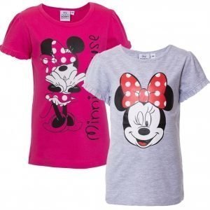 Disney Minnie Mouse Pusero 2 kpl Cerise/Grey