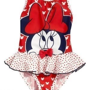 Disney Minnie Mouse Uimapuku Punainen