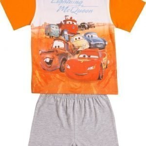 Disney Pixar Cars Yöpuku Orange/Grey Melange