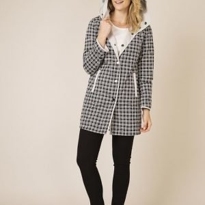 Dixi Coat Flare Hupullinen Käännettävä Kevättakki