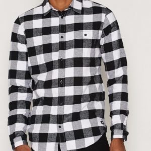 Dr Denim Chris Regular Shirt Kauluspaita Black