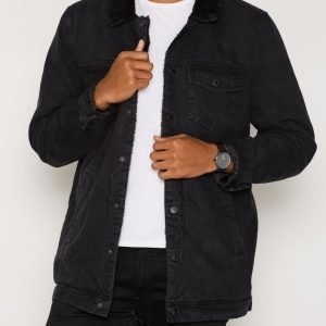 Dr Denim Ior Jacket Takki Black