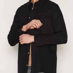 Dr Denim Max Shirt Kauluspaita Black