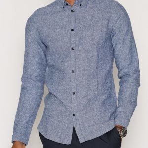 Dr Denim Pete Shirt Kauluspaita Blue