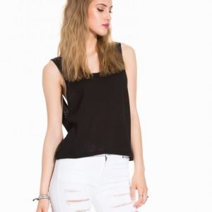 Dr Denim Sansa Singlet Toppi Black