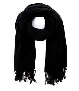 Dr. Denim Charlie Scarf Black