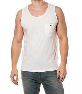 Dr. Denim Raid Singlet White