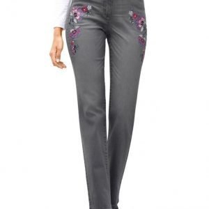 Dress In Farkut Grey Denim / Fuksia