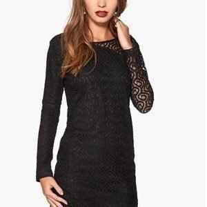 Dry Lake Brittany Short Lace Dress Black