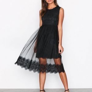 Dry Lake Cindy Dress Skater Mekko Black Lace