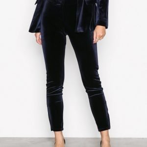 Dry Lake Sarah Velvet Pants Housut Navy