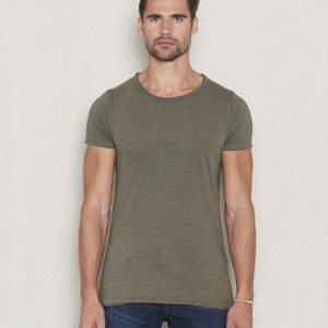 Dstrezzed Basic Crew Slub Tee Army Green