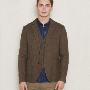 Dstrezzed Blazer Wool Tweed Coffe Melange