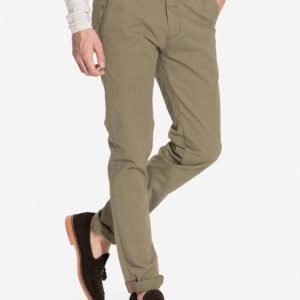 Dstrezzed Chino Pant belt Stretch T Chinot Army Green