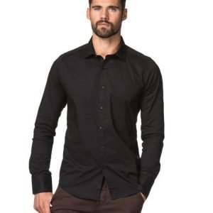 Dstrezzed Stretch Poplin Shirt Black