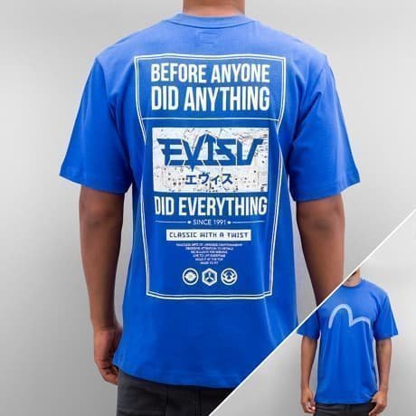 EVISU T-paita Sininen