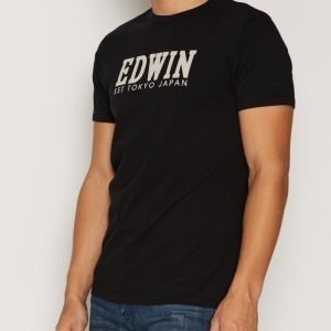 Edwin Logo TS Type 2 T-paita Black