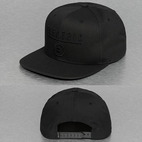 Electric Snapback Lippis Musta