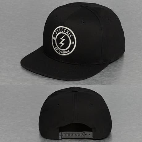 Electric Snapback Lippis Musta