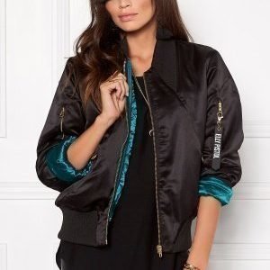 Elly Pistol Jungle Bomber Jacket Black