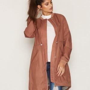 Elvine Andrea Nylon Crepe Jacket Parkatakki Burlwood