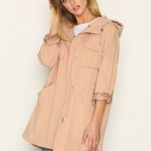 Elvine Antonia Brushed Jacket Parkatakki Rose