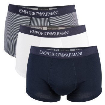 Emporio Armani Colored Basic Pure Cotton Trunks 3 pakkaus