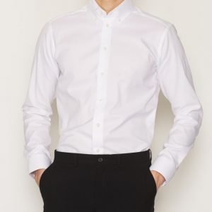 Eton Pinpoint Oxford Slim Shirt Kauluspaita White