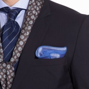 Eton Pocket Square Taskuliina Blue