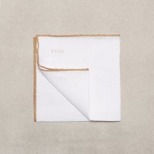 Eton Pocket Square Taskuliina Offwhite