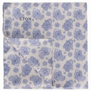 Eton Pocket Square Taskuliina Sininen