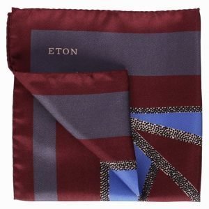 Eton Pocket Square Taskuliina Vaaleanpunainen/Punainen