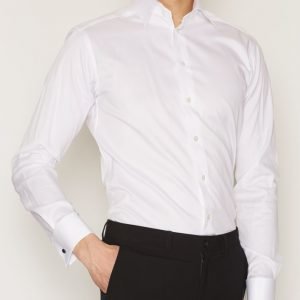 Eton Signature Twill Slim Shirt Kauluspaita White