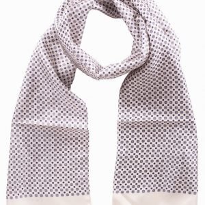 Eton Silk Scarf Kaulahuivi Offwhite