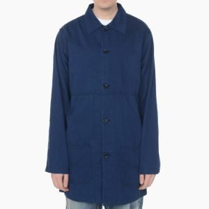 FDMTL Indigo Soutien Collar Coat