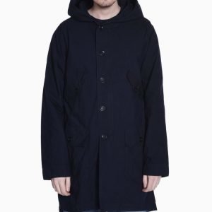 FDMTL Indigo Water Repellent Mods Coat