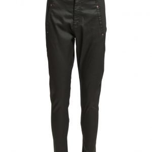 FIVEUNITS Jolie 274 Black Coated Jeans suorat housut