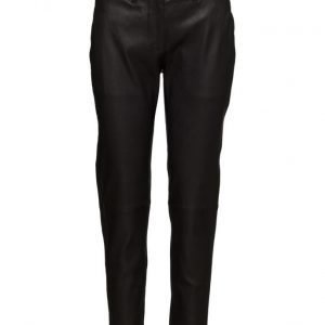 FIVEUNITS Kylie 632 Crop Black Leather Pants