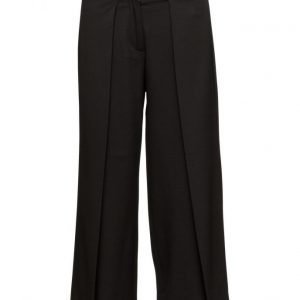 FIVEUNITS Lucy 305 Crispy Black Pants leveälahkeiset housut
