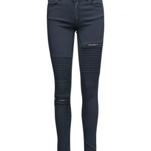 FIVEUNITS Penelope 266 Pistol Deep Navy Line Pants skinny farkut