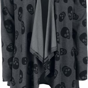 Fashion Victim Skull Cardigan Naisten Neuletakki