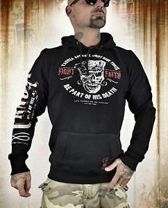 Fight Faith Hoodie Black