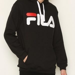 Fila Classic Logo Hoodie Pusero Black