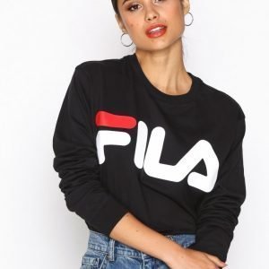 Fila Classic Logo Long Sleeve Svetari Black